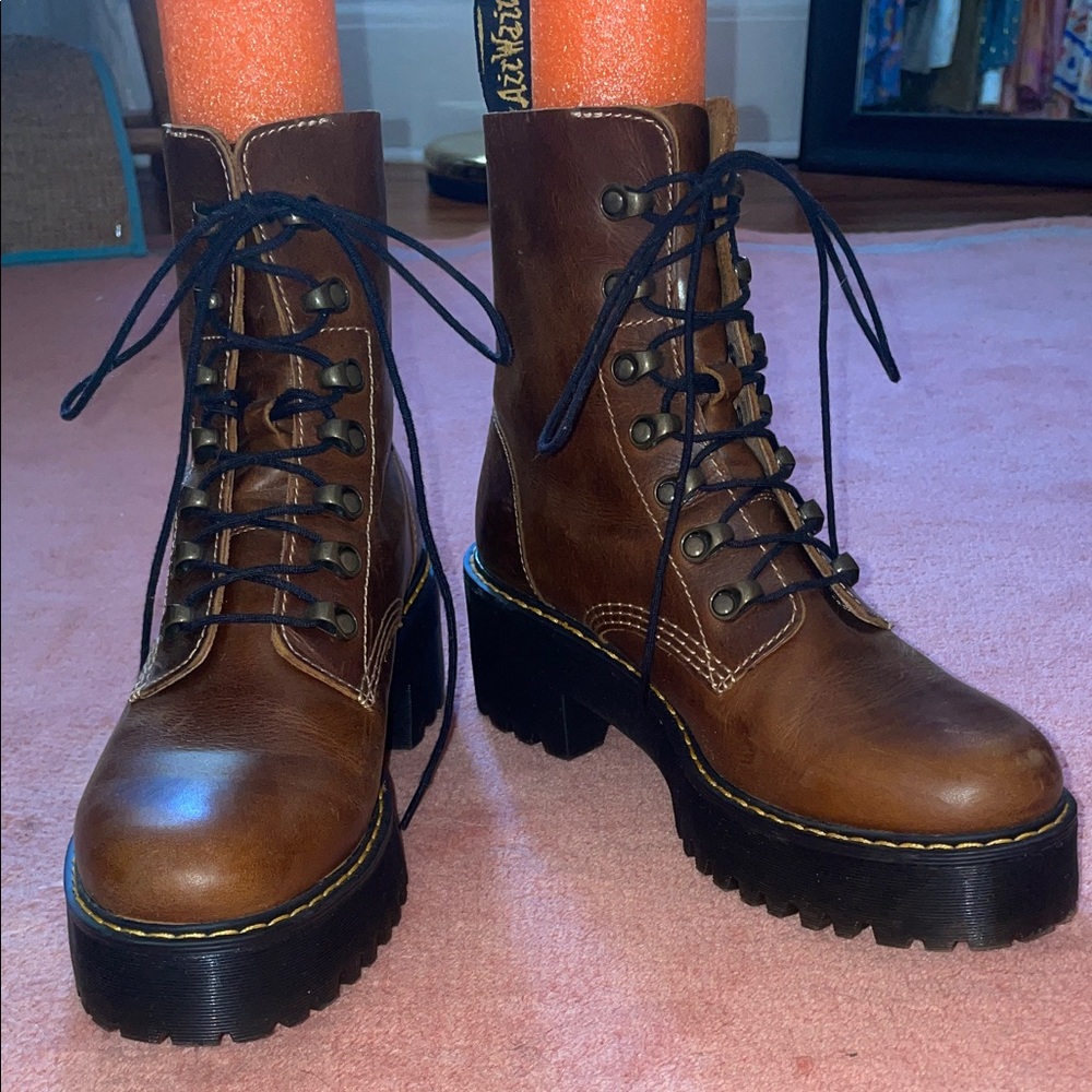 Dr. Marten’s Brown Leona Boots